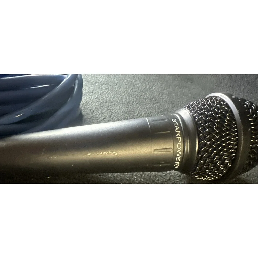 Nady Starpower SP-1 Dynamic Cable Microphone Tested PLUS 25 FT. Mic CABLE.
